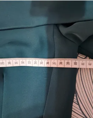 Blusa verde escote Bardot