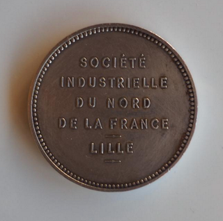 Medaglia di bronzo francese in contenitore originale