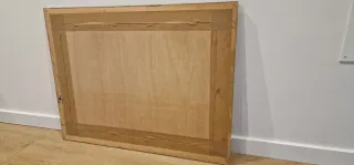 Espejo rústico tipo ventana madera