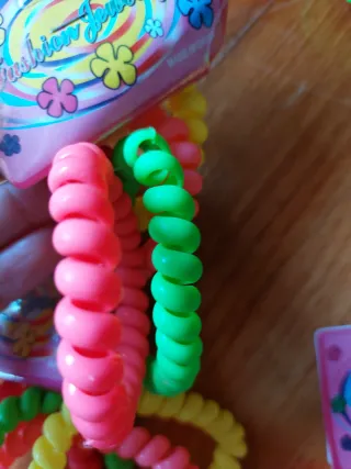 Set 20 braccialetti elastici colorati