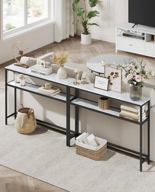 Mesa de Consola de 2 Niveles