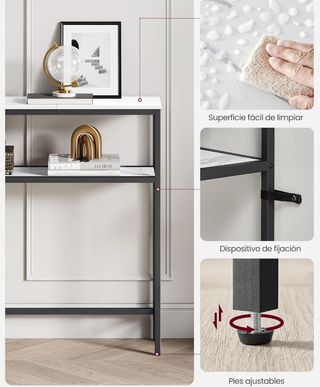 Mesa de Consola de 2 Niveles