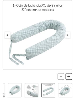 Cuna nido-cojín lactancia