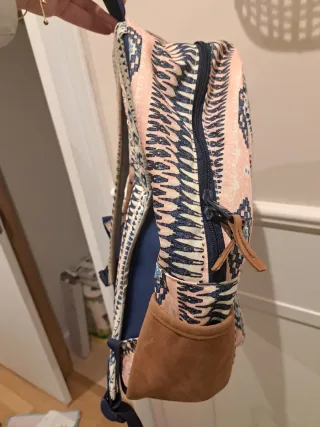 Mochila Roxy con estampado étnico