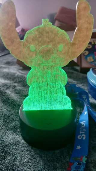 Lote Stitch: Relógio, Mala, Garrafa e Mais