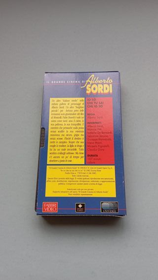 Io so che Tu sai che Io so Alberto Sordi Vhs