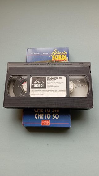 Io so che Tu sai che Io so Alberto Sordi Vhs