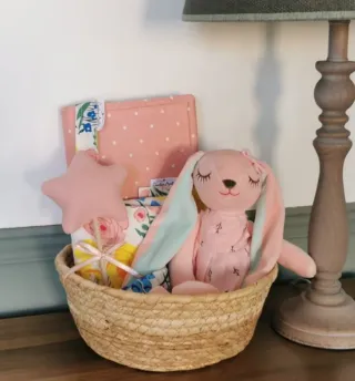 Canastilla bebé personalizada