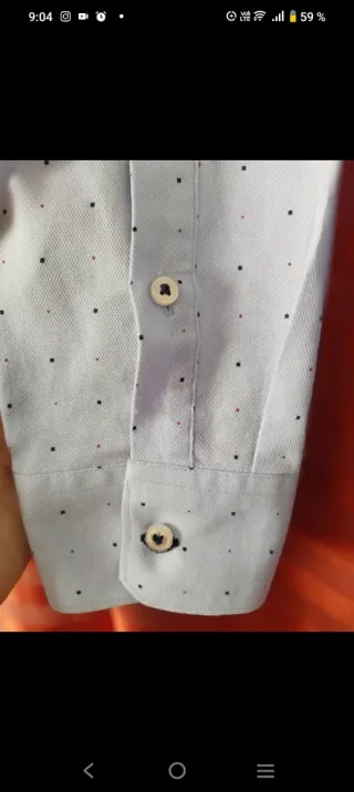 Camisa algodón hombre ZARA T-L