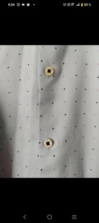 Camisa algodón hombre ZARA T-L