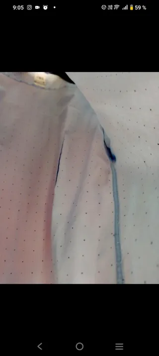 Camisa algodón hombre ZARA T-L