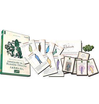 GDM - Asesinato en la Mansión Cthulhu - Mystery Party in The Box Series - Juego de Mesa - Role Play Game - de 7 a 9 Jugadores - A Partir de 15 años.180 min.