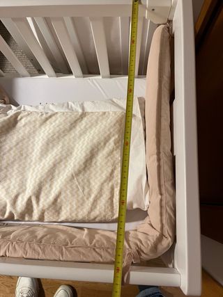 Minicuna bebé blanca