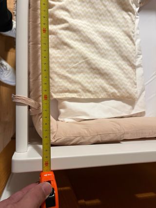 Minicuna bebé blanca