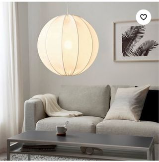 Lámpara Techo Globo Tela Ikea