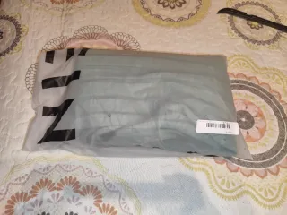 Vestido punto verde manga larga