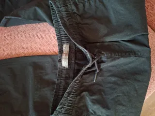 Pantaloni cargo ragazzo neri 9/10 anni