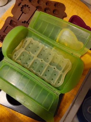 Lote moldes silicona y metal repostería