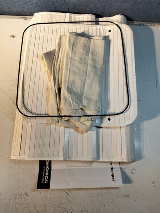 Cesto Ropa Sucia SONGMICS 95L con Tapa, Bambú, Blanco