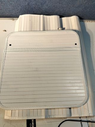 Cesto Ropa Sucia SONGMICS 95L con Tapa, Bambú, Blanco