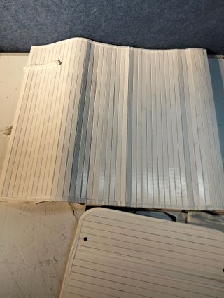 Cesto Ropa Sucia SONGMICS 95L con Tapa, Bambú, Blanco