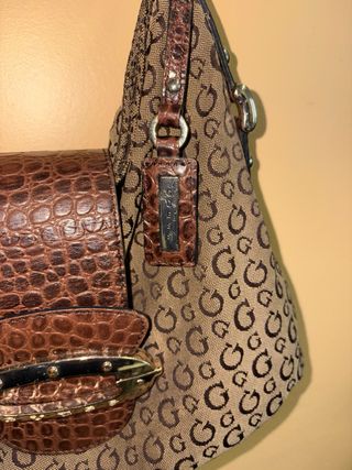 Vintage Guess by Marciano Shoulder Bag Y2K Beige