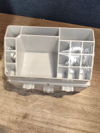 SONGMICS Organizador de Maquillaje con 4 Cajones Blanco