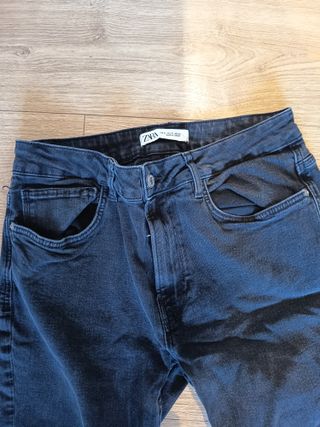 Pantalones Zara Negros Talla 42