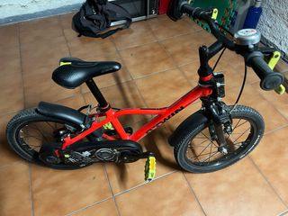 Bicicleta niños BTWIN Rueda 16 Roja