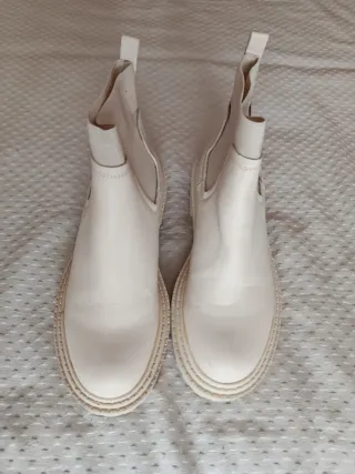 Botas de agua Stradivarius Talla 40 Blancas