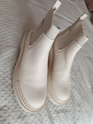 Botas de agua Stradivarius Talla 40 Blancas