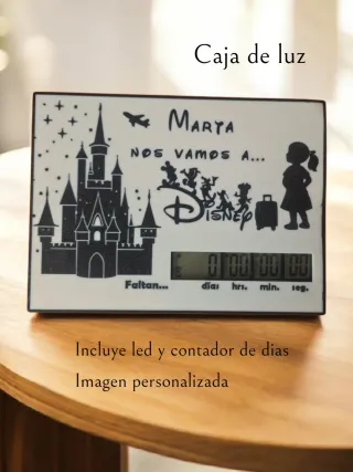 Caja de luz Disney con temporizador