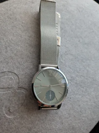Reloj Doozoo Mujer Gris y Plateado