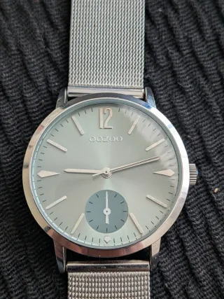 Reloj Doozoo Mujer Gris y Plateado