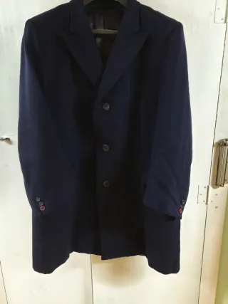 Cappotto uomo lana Abital blu scuro
