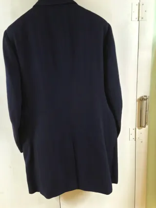 Cappotto uomo lana Abital blu scuro