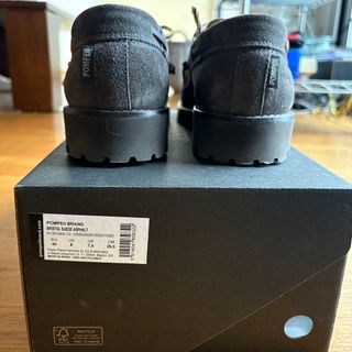 Zapatos náuticos Pompeii Bristol Suede Asphalt