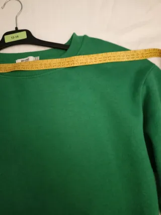 Sudadera verde talla M