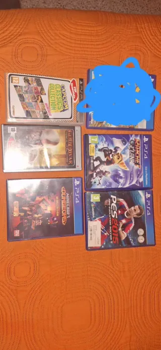 Lote Juegos PS4: Ratche, PES, Minecraft