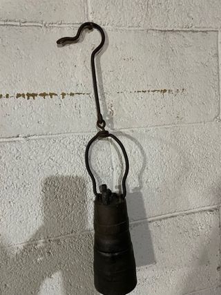 Lampada minatore antica