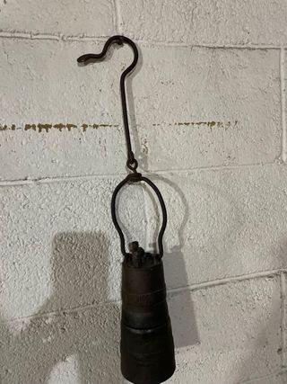 Lampada minatore antica