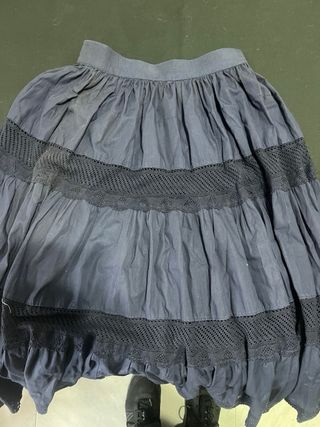 Vestido Lila y Azul Marino