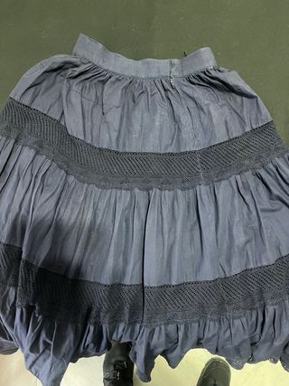 Vestido Lila y Azul Marino