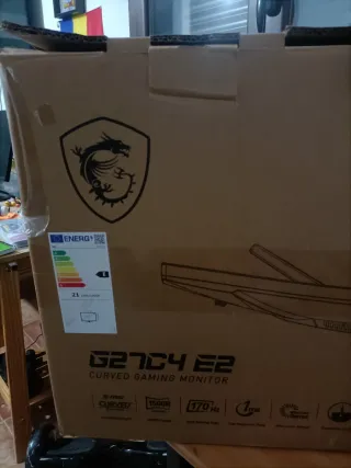Monitor MSI G27C4 E2 27 Curvo 170Hz 1ms