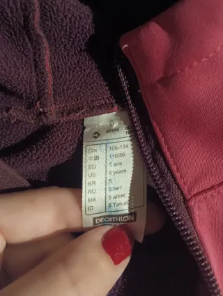 Abrigo polar con cremallera