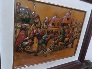 Cuadro decorativo relieve