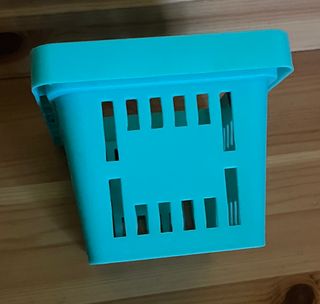 Cestino portaoggetti verde acqua