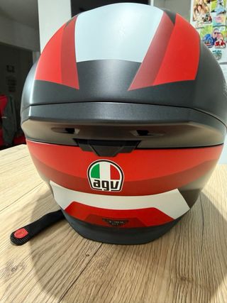Casco AGV K5 Negro Rojo