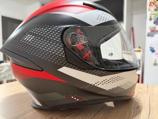 Casco AGV K5 Negro Rojo