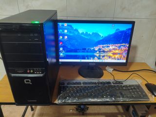 HP Compaq PC i5 12GB SSD Monitor 20 WiFi AC BT